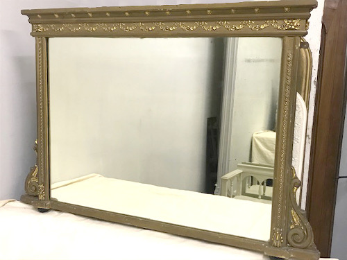 old French Empire style overmantle mirror